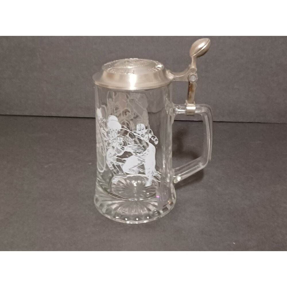 NFL National Football League Made In Germany Glass Beer Stein Mug - Picture 3 of 11